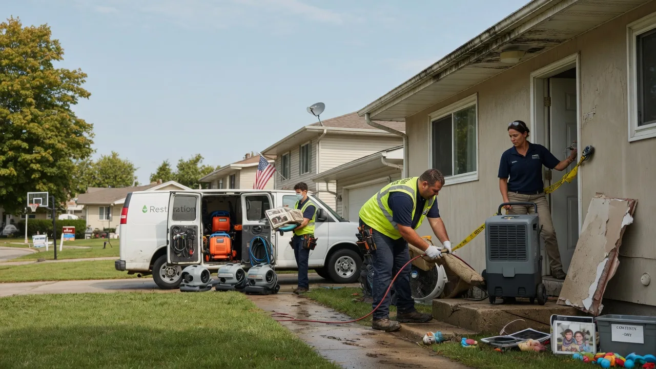 Water Damage Restoration in Sawyerville, IL near me